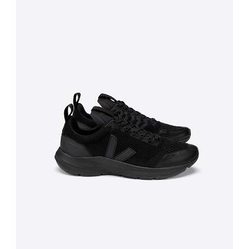 Black Men's Veja PERFORMANCE RUNNER V-KNIT RICK OWENS Shoes | AU 259FDN